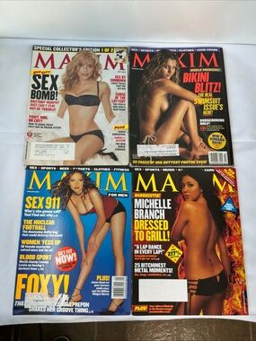 Maxim Magazine 4-Pack Collection - Mixed Covers